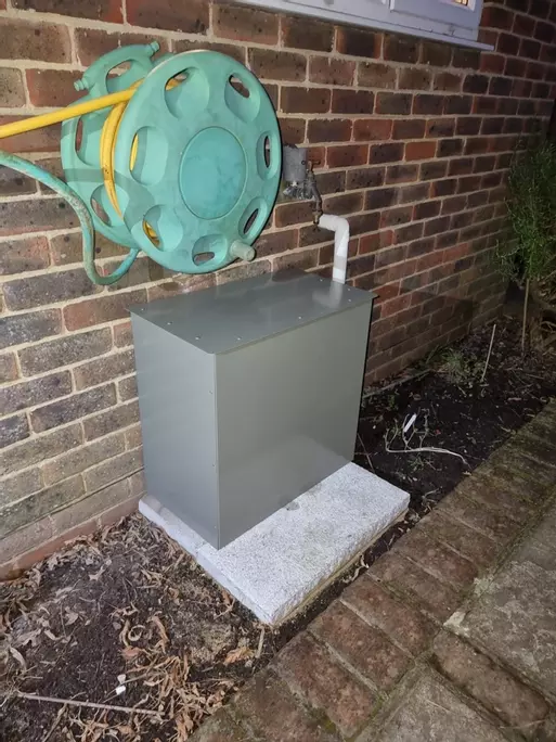 Creating a base for an outside installation